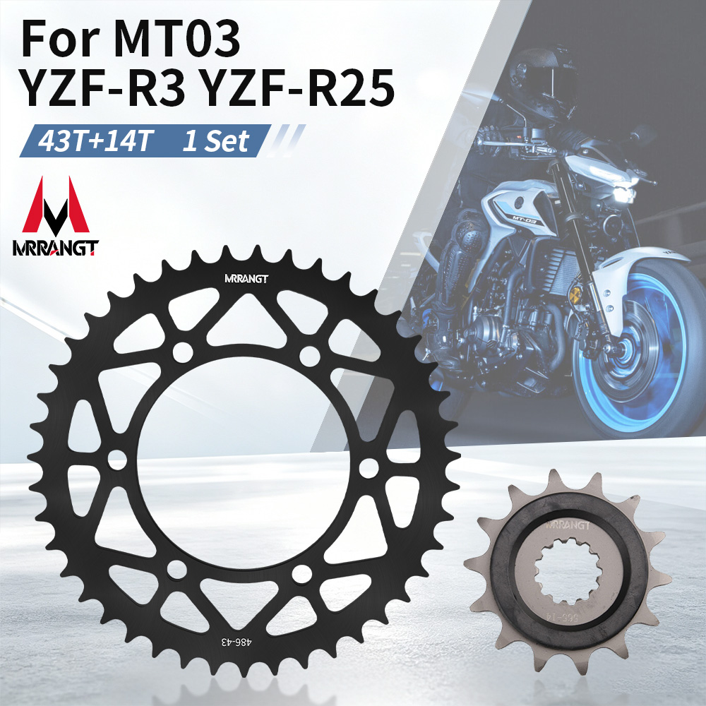Titanium Motorcycle Rear Sprocket 520 - MRRANGT Motorcycle 520 Chain Drive Components
