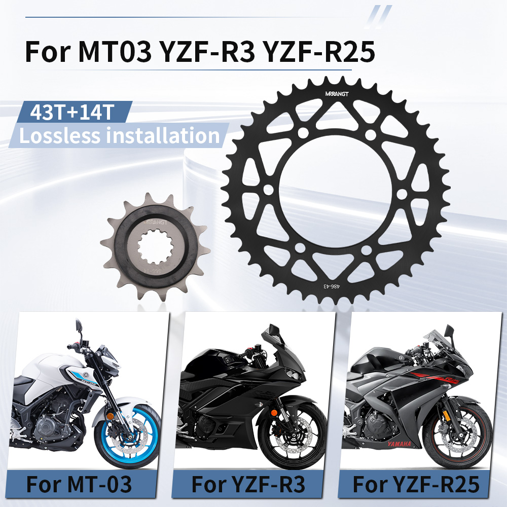 MRRANGT Motorcycle 520 Chain D - Titanium Motorcycle Rear Sprocket 520 ulasan dan harga